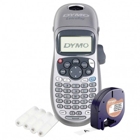 DYMO LetraTag Silver LT-100H Etiketiprinter (S0884020) + TASUTA TÜÜD