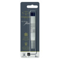 Parker Black (M) ballpoint pen refill close. 3pcs - 2119151