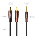 Cable 2xRCA - 3.5mm plugs 2m AU plugs AV170 UGREEN