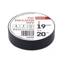 Electrical Insulation Tape PVC 0.13x19mm (20m), Black