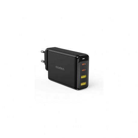 Charger CHOETECH GaN 2x USB Type-C, 2x USB Type-A: 140W, PD3.1, QC3.0
