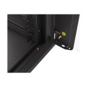 LANBERG 19inch wall-mounted rack 9U/570x450 demounted fast assembling flat pack black