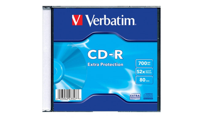 VERBATIM 43347 CD-R Verbatim 200pcs 700MB 52x slim jewel case