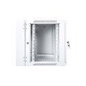 DIGITUS DN-WD19 09U/550 DIGITUS Wallmount cabinet 9U, double section, 600x550mm, grey RAL 7035