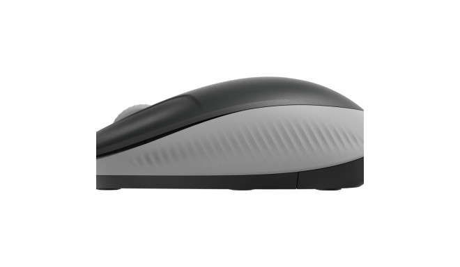 LOGITECH M190 Mouse optical 3 buttons wireless USB wireless receiver mid grey