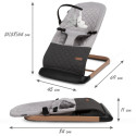 Kidwell LARO rocking bouncer grey wooden