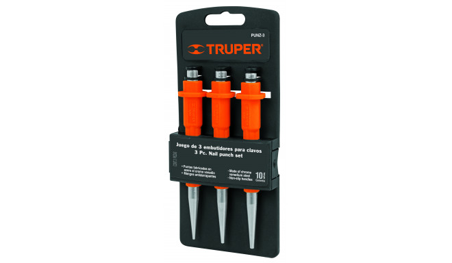 Punch set, 3 pcs Truper®
