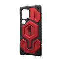 Kaitseümbris Monarch Pro, Samsung Galaxy S24 Ultra, punane, magnetringiga, Urban Armor Gear (UAG)