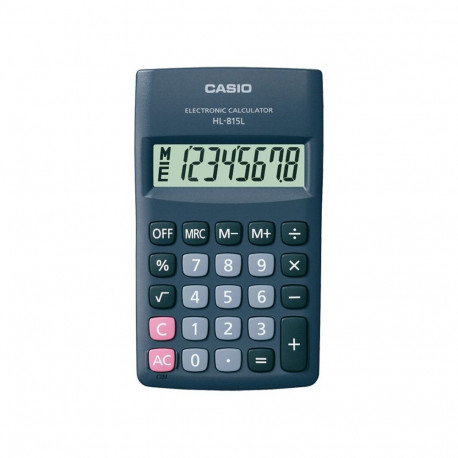 Kalkulaator CASIO HL-815L, 69.5 x 118 x 18 mm, must