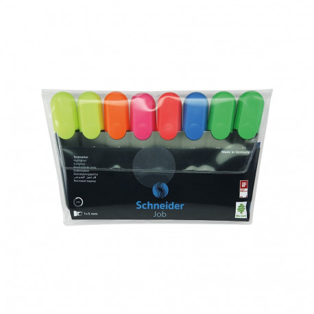 Tekstimarker SCHNEIDER JOB, 8 värvi