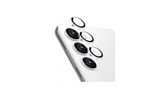 Crong Lens Ring - Szkło hartowane na obiektyw aparatu Samsung Galaxy S24 (przezroczysty)