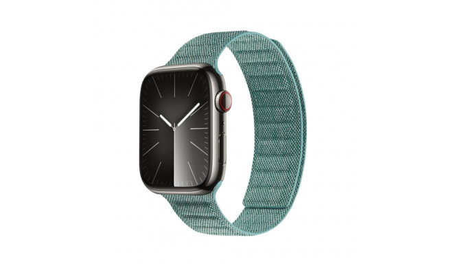 Crong Melange - Pasek magnetyczny do Apple Watch 44/45/46/49 mm (turkusowy melanż)
