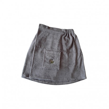 SAUNA APRON GRAY 55X150