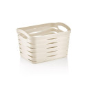 BASKET 1.5L RIBBON M-094 CREAM