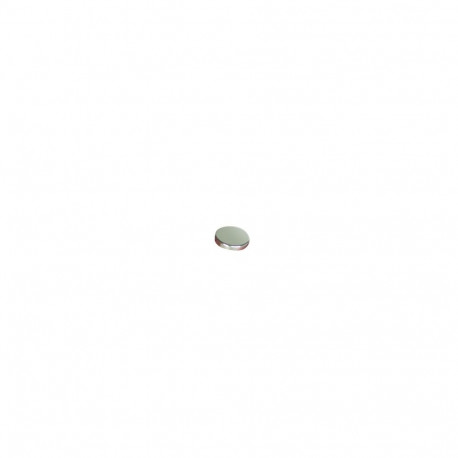 MAGNET DISC NEODYM ADHES.SILVER8MM 10PCS