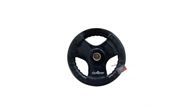 RUBBER PLATE WITH HANDLE CUT 10KG