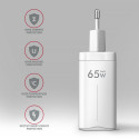 ACU-DPQ65W GaN 3xport wall charger 65W white