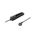 Surge Protector 4 sockets, 2,5m