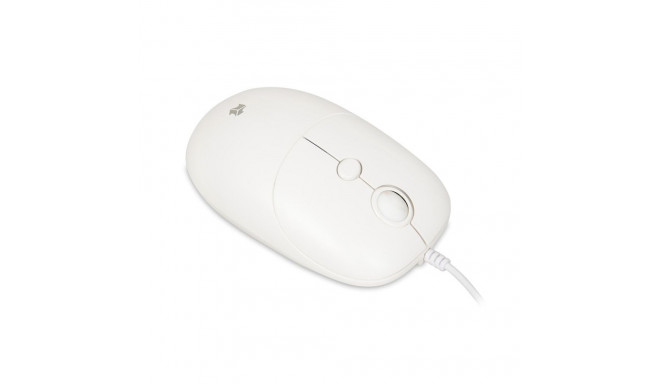 iBOX i011 Seagull wired optical mouse, white