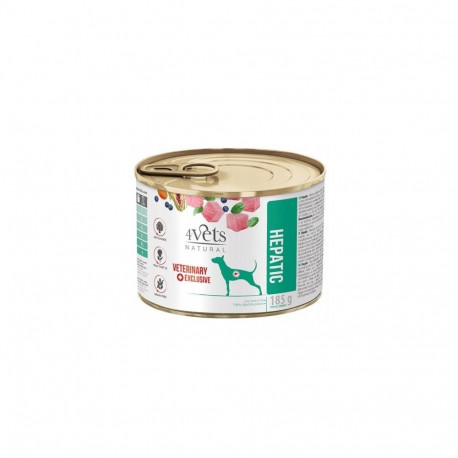 4VETS Natural Hepatic Dog  - wet dog food - 185 g