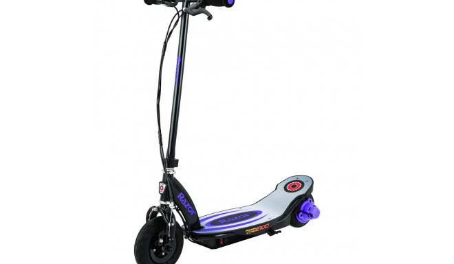 Razor PowerCore E100 Aluminium 18 km/h Aluminium, Black, Purple