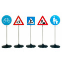 KLEIN Traffic sign, 5 pcs