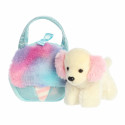 AURORA Fancy Pals Plush Dog in a cotton candy