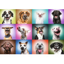 TREFL Prime Puzzle Funny dogs faces, 1000 pcs