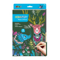 AVENIR A4 Scratch Book Magical animals