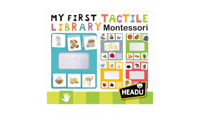 HEADU Montessori My First Tactile Library educative game