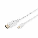 Mini DisplayPort-DisplayPort Kaabel Digitus AK-340102-020-W