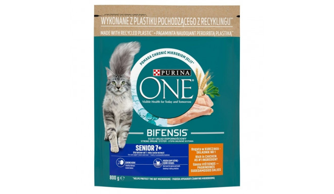 Cat food Purina One Bifensis Senior 7+ Senior Chicken 800 g