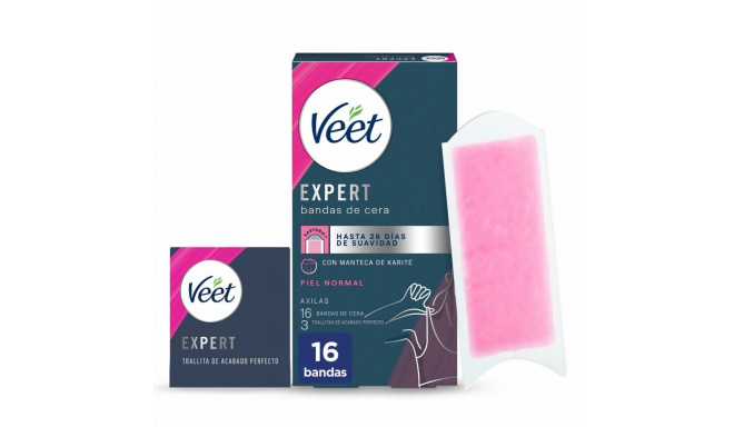 Ķermeņa Liekā Apmatojuma Depilācijas Strēmeles Veet Expert Padusēm (16 gb.)