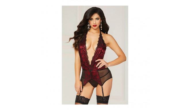 Corset Seven Til Midnight Black/Red (One size)