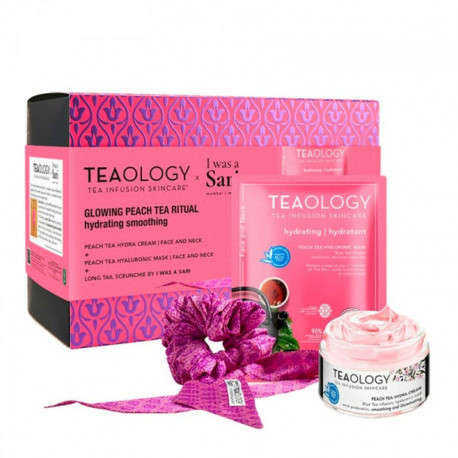 Kosmeetika komplekt Teaology Virsiku tee 3 Tükid, osad