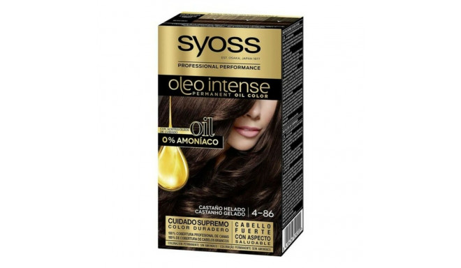 Püsivärv   Syoss Olio Intense Ammooniaagivaba Nº 4,86 Külm kastan