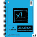 Блокнот Canson XL Mix Media Белый A4 бумага 5 штук 30 Листья 300 g/m²