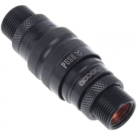 Alphacool Eiszapfen quick release coupling set with double bulkhead screw connection G1 / 4 IG - Dee