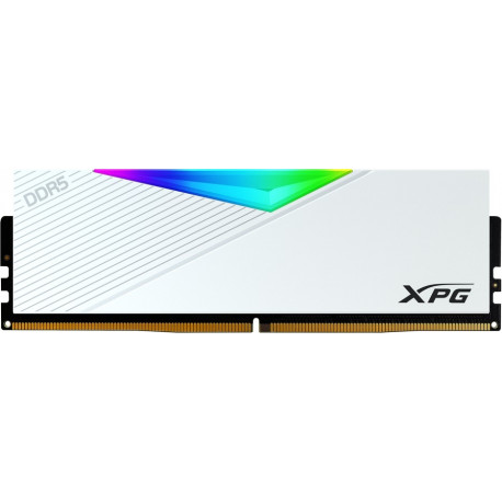 ADATA DDR5 8GB - 6000 - CL - 32 - Single-Kit - DIMM - AX5U6400C3216G-CLARWH, Lancer RGB, XMP, white
