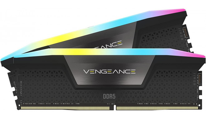 Corsair DDR5 32GB - 7000 - CL - 34 - Double-Kit - DIMM, CMH32GX5M2X7000C34, Vengeance RGB, XM, black