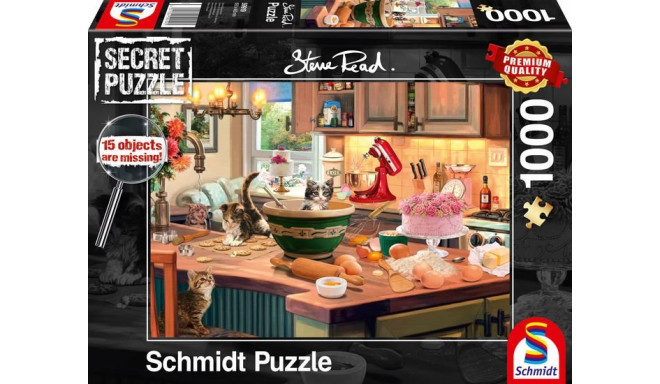 Schmidt Spiele Puzzle Steve Read: At the Kitchen Table (Secret Puzzle)