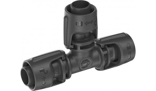 Gardena Micro-Drip-System T-piece 13mm (1/2), connection (dark grey, 2 pieces, model 2023)