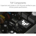 ASUS TUF Gaming 850W Gold, PC power supply (black, 4x PCIe, cable management, 850 watts)