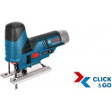 Bosch 5-piece 12-volt tool set, GSR + GOP + GHO + GWS + GST (blue, 3x Li-ion battery, XL-BOXX)