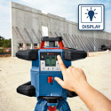 Bosch cordless rotation laser GRL 600 CHV Professional, 18V, with holder (blue, battery ProCORE18V 4