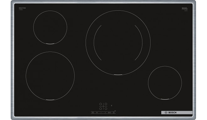 Bosch PIE845BB5E Series 4, self-sufficient hob (black/stainless steel)