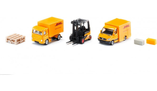 SIKU SUPER DHL logistics set, model vehicle