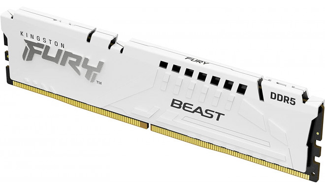 Kingston FURY 32 GB DDR5-5200, memory (white, KF552C36BWE-32, Beast, EXPO)