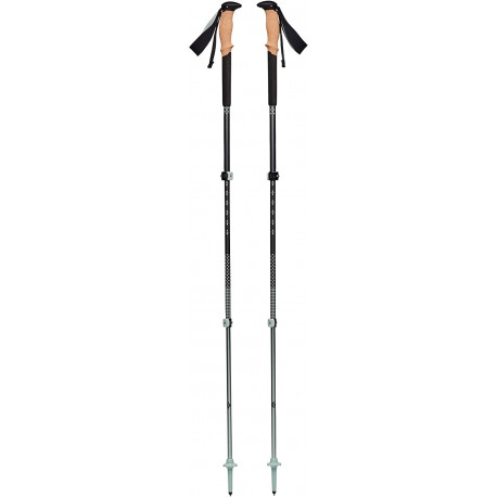 Black Diamond trekking poles Pursuit M/L gn, fitness device (grey/green, 1 pair, 100-125 cm)