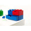 Room Copenhagen LEGO Desk Drawer 4 , storage box (red, knobs)